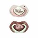 Canpol babies Smoczek silikonowy Light touch 0-6m symetryczny świecący w ciemności SLEEPY KOALA 2 szt. róż