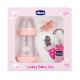 Chicco ZESTAW DLA NOWORODKA (BUTELKA PERFECT5 + SMOCZEK MINI SOFT + TASIEMKA)