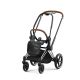 Cybex Priam 4.0 Rama w zestawie ze stelażem siedziska-CHROMOWANA Z BRĄZOWYM WYKOŃCZENIEM