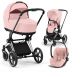 Cybex Priam 4.0 - wózek wielofunkcyjny, zestaw 3w1 z fotelikiem Cloud T-ROSEGOLD-Peach Pink